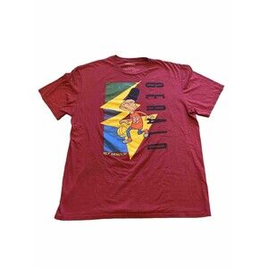 Nickelodeon Gerald From Hey Arnold! Adult Red T-Shirt Size XL